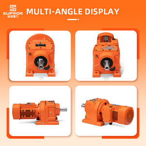 R סדרה קשה השן הסליל הילוכים בתוך קו כפול פיטס תולעת סידור מהירות מנוע מפחית מנוע עבור מכונות חווה - Product Image 3