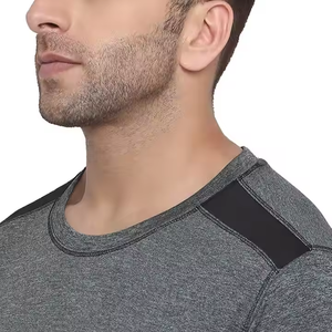 <span class=keywords><strong>DDP</strong></span> envío nuevo estilo moda hombres gimnasio camisa manga larga cuello redondo poliéster Spandex secado rápido impreso venta al por mayor gimnasio camisas 2025 - Product Image 4