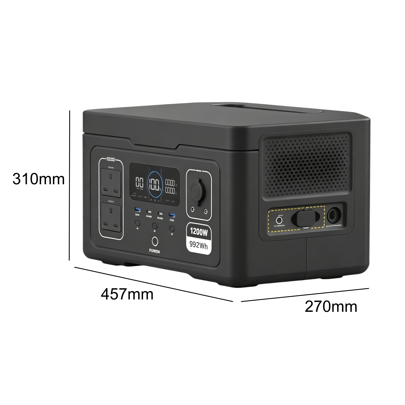 1200W Portable Power Station 992Wh Outdoor Solar Generator LiFePO4 Battery Energy Storage Power Supply with AC Fast Charging · image 3
