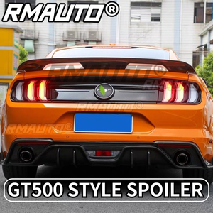 สปอยเลอร์หลังคาร์บอนไฟเบอร์สไตล์ GT500 สำหรับรถมัสแตง ปี 2015-2021 คุณภาพสูง ชุดแต่งสปอยเลอร์หลังรถยนต์ อุปกรณ์ตกแต่งรถยนต์ - Product Image 1