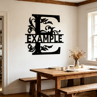 Lettres métalliques vintage robustes personnalisées OEM ODM pour enseignes murales, portails d'entrée et décoration de maison familiale