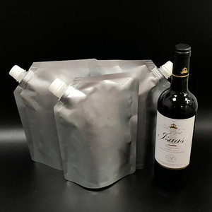 L'emballage d'isolation d'oxygène durable en aluminium de qualité alimentaire tient la poche avec le bec anti-fuite pour la vodka de vin rouge - Product Image 6