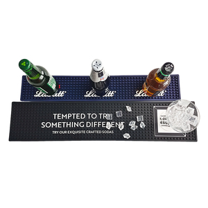 Durable Customizable Bar Service Runner <b>Mat</b> Non Slip Waterproof Spill Proof With Custom Color Pattern And Size For Bar - Product Image 4