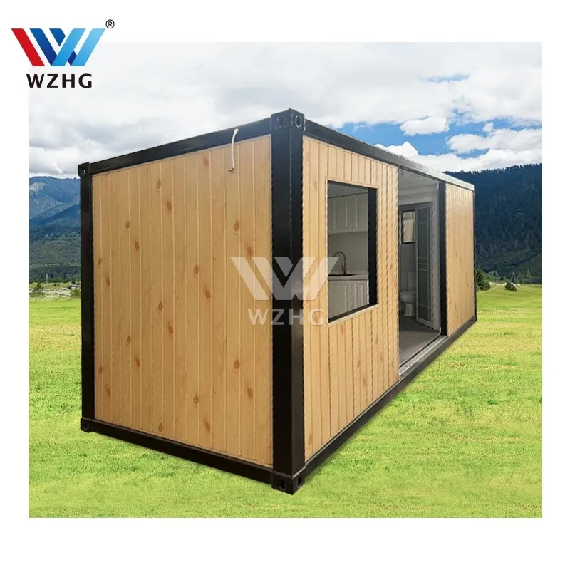 Mini contenedor de almacenamiento prefabricado de bajo costo de 10 pies y 70 metros cuadrados, precios de casas de oficina, casa de Granero