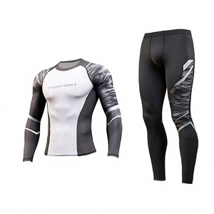 Ensemble de Rashguards de Compression Personnalisés pour Hommes, Motif Sublimé, pour MMA, Gym et Boxe – Vente en Gros - Product Image 3