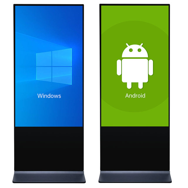 Floor Standing Wifi Touch Screen Kiosk Interactive 43 50 55 65 75Inch Digital Signage LCD Advertising Display