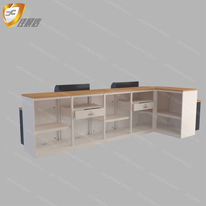 Morden thiết kế quầy tiếp tân cửa hàng cửa hàng tiện lợi thanh toán quầy thu ngân quán cà phê Quầy - Product Image 2