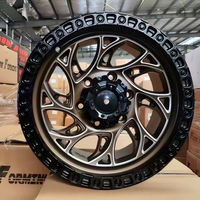Jantes en alliage d'aluminium de haute qualité, jantes profondes 4x4 tout-terrain pour pick-up et SUV, 6*114.3, 6*139.7, jantes de voiture personnalisées disponibles