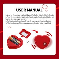 Module de vibration de battement de cœur enregistrable, enregistreur vocal, simulateur de battement de cœur pour jouet en peluche, animal en peluche, poupée OEM ODM