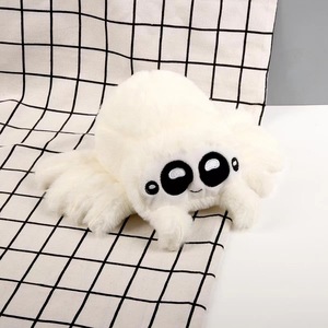 Muñeco Araña Pequeño Luca, Blanco y Negro, Relleno de Algodón PP, Muñeco de Trapo, Adorno Decorativo de Halloween - Product Image 2