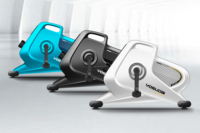 Mini vélo magnétique sous le bureau, silencieux, 8 vitesses de résistance, moniteur LCD, pédalier portable pour les mains et les jambes, pour le bureau, la maison et les entraînements