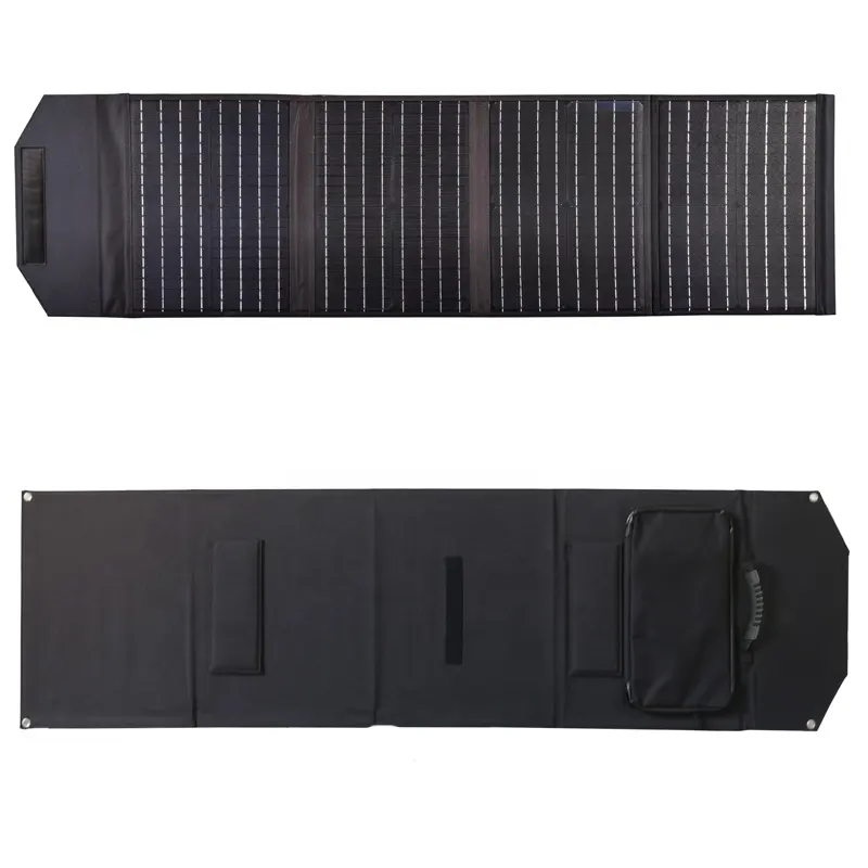 Amazon Hot Sale Portable Outdoor Monocrystalline Foldable Solar Panels Kits For Most Power Stations and Battery