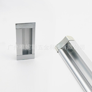Aluminum Alloy Concealed Cabinet Handle Rectangle Minimalist Design Antirust Drawer Furniture Handle - Product Image 2