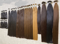 Extensiones de Cabello Humano Remy Brasileño Virgen, Extensiones de Cabello Indio Crudo con Punta I, Extensiones de Cabello Liso con Punta I Microlink al por Mayor