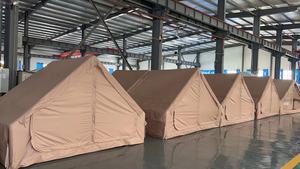 Tente gonflable résistante au froid de bâche de PVC pour le camping d'hiver, expéditions arctiques - Product Image 6