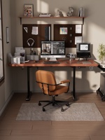 Table élévatrice électrique intelligente motorisée assise et debout cadre haut et bas moteur unique double colonne bureau réglable