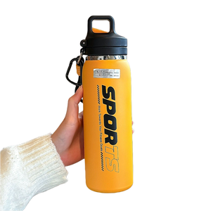 Bouteille isotherme colorée à large ouverture, prête à être expédiée, avec couvercle à ouverture <span class=keywords><strong>rapide</strong></span> <span class=keywords><strong>et</strong></span> sangle - Product Image 2