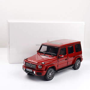 Modèle réduit de <span class=keywords><strong>voiture</strong></span> <span class=keywords><strong>Norev</strong></span> <span class=keywords><strong>1</strong></span>:<span class=keywords><strong>18</strong></span> Classe Big G G500 en métal moulé sous pression, modèle réel, simulation en métal, alliage métallique argenté, roue de secours ouvrable - Product Image 1