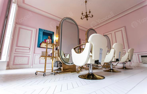 Yoocell cadeira de salão de beleza, móveis de salão de beleza, cadeira de salão de beleza, cadeirinha de barba dourada, china para venda - Product Image 5