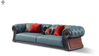Hochwertige Moderne Nahöstliche Villa Wohnzimmermöbel, Australisch-Mexikanisches Sofa, Luxuriöses Leder-Wohnzimmersofa Fabrik