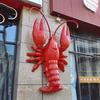 Sculpture géante en fibre de verre personnalisable pour extérieur : Crabe ou Homard