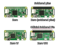 Placa de Desarrollo Raspberry Pi Zero W con WiFi, CPU de 1GHz, 512MB de RAM, Compatible con Windows/Linux/Android, 1080P HD