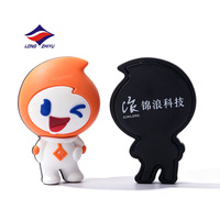 Longzhiyu 20 Jahre Maßgeschneidertes Design Langlebiger 3D Anime Cartoon Logo PVC-Magnet Geschenk Kühlschrankmagnete Weicher PVC-Kunststoff Kühlschrankmagnet