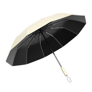 Wutongmi Automatic Umbrella 48-Rib Fiber Frame Anti-Storm Travel Use - Product Image 5