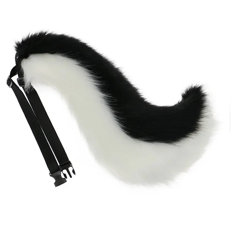 Hand Made Beast Tail Dress Plush Cute Comic-Con Wolf Tail Party Cosplay Props Party Simulation Beast Tail For Cosplay Anime