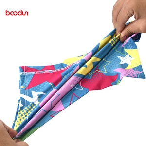 Baodun Kids Neck Scarf Ice Silk Lycra Cycling Face Mask One Size <b>Sunscreen</b> Dustproof Child Outdoor Protection - Product Image 2