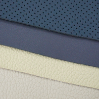 PU perforé en faux cuir synthétique microfibre pleine fleur pour sièges de voiture canapés sacs meubles-caractéristiques extensibles pour la doublure