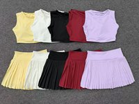 Tenue de tennis pour femme : hauts courts moulants sexy, robe de sport, ensemble short intégré à séchage rapide, ensembles de jupes de golf