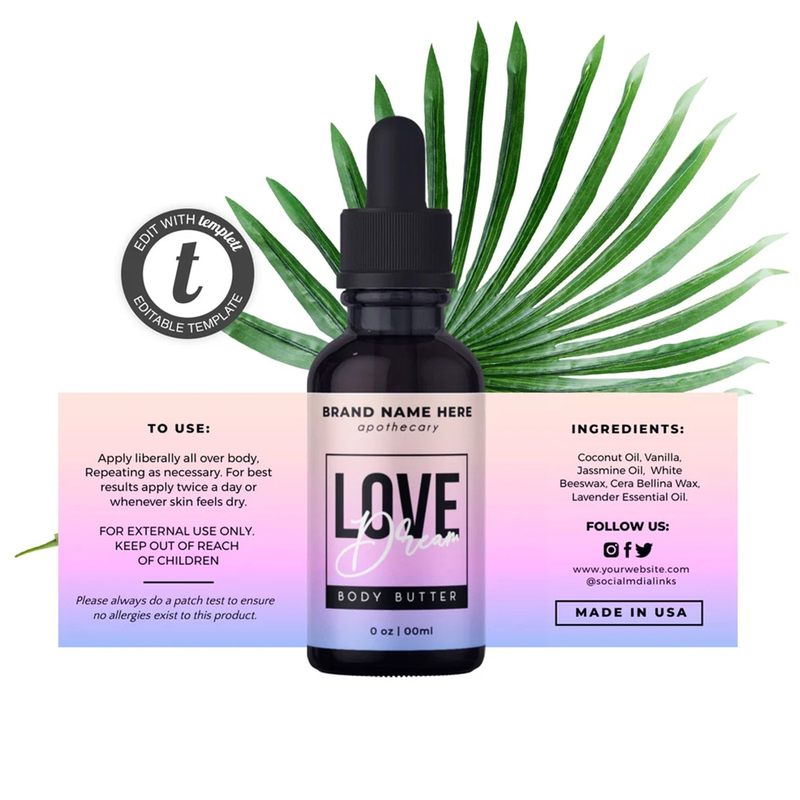 Custom cosmetic print Private Brand Waterproof