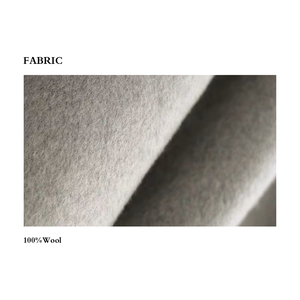 <span class=keywords><strong>Abrigo</strong></span> <span class=keywords><strong>de</strong></span> lana <span class=keywords><strong>de</strong></span> doble cara estilo capa informal gruesa respetuosa con el medio ambiente hecha a mano, ajuste holgado, cierre <span class=keywords><strong>de</strong></span> botón <span class=keywords><strong>de</strong></span> tela corta, calidez <span class=keywords><strong>de</strong></span> invierno - Product Image 3