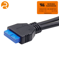 Cable de Nailon de 15 Pines a Doble USB 3.0 de 5 Gbps para Dispositivos Industriales (Certificado CE)