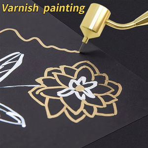 قلم رسم بخط رفيع مائل قلم كتابة سائل من الألومنيوم fineliner صقل رسم للطلاب أدوات رسم محمولة - Product Image 6