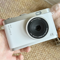 Nouvel appareil photo numérique portable CCD Y03 2026 à double objectif pour étudiants, vlogging, selfies, zoom 8X, enregistrement vidéo 1080P pour la photographie