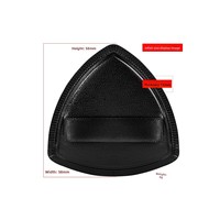 Poudre de polyuréthane hydrophile noire de haute couture, ultra-douce, ne retient pas le fond de teint ; non lavable