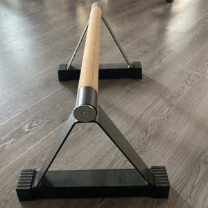 Livraison rapide Parallettes en bois push up <span class=keywords><strong>bar</strong></span> pour parallettes de gymnastique de fitness par gravité - Product Image 3