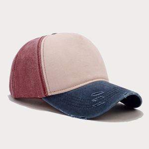 Casquette Dad Hat unisexe en coton lavé classique, avec logo personnalisé, effet vieilli et perforations, réglable, pour le baseball et le golf - Product Image 5