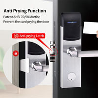 Sistema de Software de Gestión Hotelera Gratuito, Cerradura Electrónica Inteligente para Puerta de Hotel con Tarjeta RFID de Acero Inoxidable 304