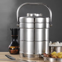 Conservation de la fraîcheur moderne, durable, en acier inoxydable 304, isolé sous vide, double paroi, 1-3L, anti-fuite, sans BPA