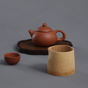 Natural bamboo fair <b>cup</b>, handmade bamboo Kung Fu <b>tea</b> <b>set</b>, <b>tea</b> serving vessel, household <b>tea</b> <b>cup</b>, Japanese sake <b>cup</b>. - Product Image 2