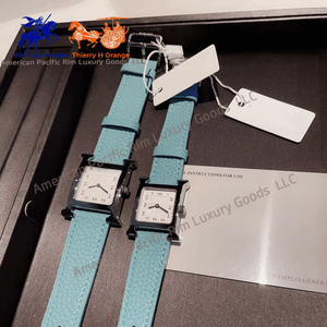 Reloj de Pulsera Analógico Minimalista de Moda Marca H, Reloj de Negocios Delgado de Acero Inoxidable, Caja de Acero 316L de Lujo, Regalo de Oficina, Ronda - Product Image 1