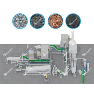 Afval Cilindrische Li Ion Batterij Recycling Lijn Lithium Batterij Recycling Fabriek