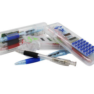 Рекламный подарок электронный цифровой студенческий калькулятор с пеналом для студентов - Product Image 3