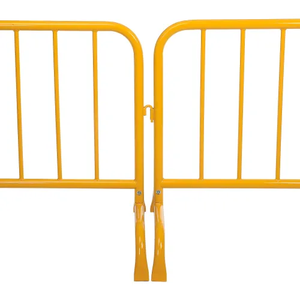Barrera de seguridad vial de control de multitudes de acero resistente Barrera de acero al carbono para exteriores Barricada de control de multitudes - Product Image 2