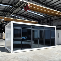 Mini maison conteneur pliable préfabriquée à stabilité standard à vendre Maison mobile pliante préfabriquée facile à construire
