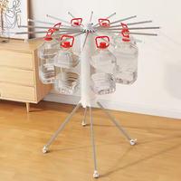 Nouveau design, séchoir à linge pliable portable en ABS pour intérieur, support de séchage de vêtements, conception pieuvre pour la maison
