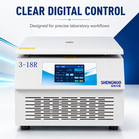 Centrifugeuse réfrigérée à grande vitesse certifiée CE 3-18R, 18 500 tr/min, 27 100xg, programmable, pour la biologie moléculaire